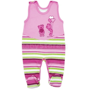Mamatti SC 1430 Pink Bear Zīdaiņu Kokvilnas Rāpulī