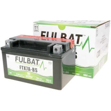Akumulators Fulbat YTX7A-BS, 6 Ah 90 A EN 12V
