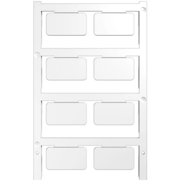Weidmuller ierīču marķējums balts 15x27mm CC 15/27
