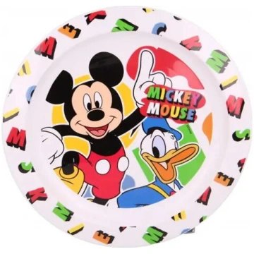Vakariņu šķīvis Mickey Mouse 50146 — Apaļš, daudzk