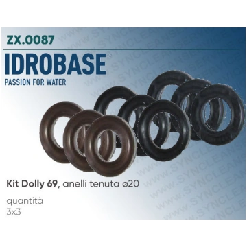 Kit Dolly 69 IDROBASE for pompe idropulitrici WS20