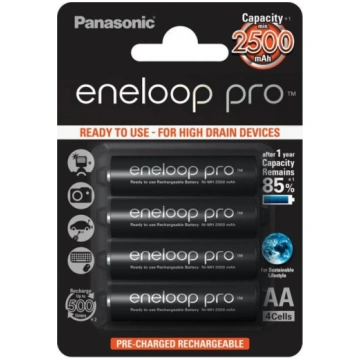 Eneloop Pro Rechargeable PANASONIC BK-3HCDE/4BE