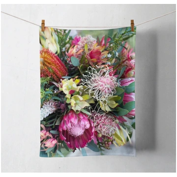 Protea Wildflower Tea Towel Koka Living