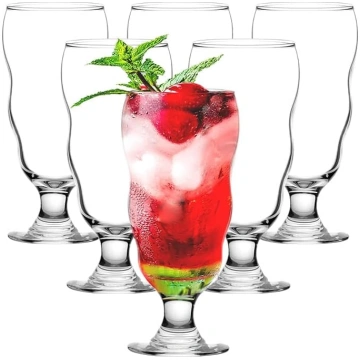 Stikla komplekts 6oz Tall Cocktail Glass Liels kok