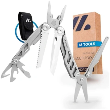 Multitool rīks [16 in 1] Nerūsējošā tērauda kabata