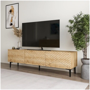 TV galdiņš Asir Felix, 160x44.1x31.4 cm, ozols