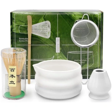 Matcha komplekts, 5 priekšmetu Matcha tējas servīz