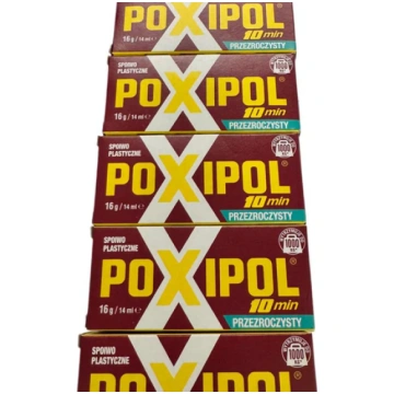 POXIPOL Caurspīdīga Epoksīda Līme 16g / 14ml - 6 g