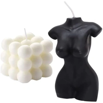 2 gab. iepakojums ar „Bubble Candle“ – kubveida so