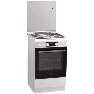 WHIRLPOOL WS5G8CHW/E gāzes plīts 50cm Balta WS5G8C