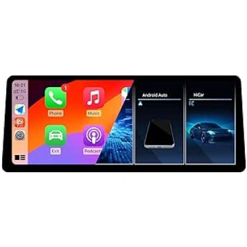 Ultra slim 12,3 collu Android auto radio BMW 3 sēr