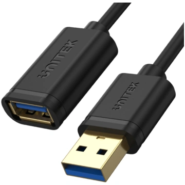 Unitek Y-C456GBK USB 3.0 AM-AF pagarinātāja kabeli