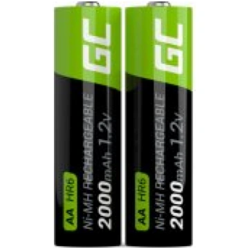 Green Cell Rechargeable battery AA / R6 2000мAч 2 