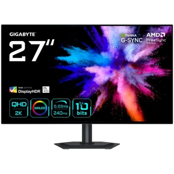 GIGABYTE GO27Q24G 27” OLED 2K QHD Gaming Monitor -
