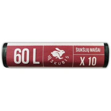 Atkritumu maisiņi Skubis Extra 60l, 10 gab