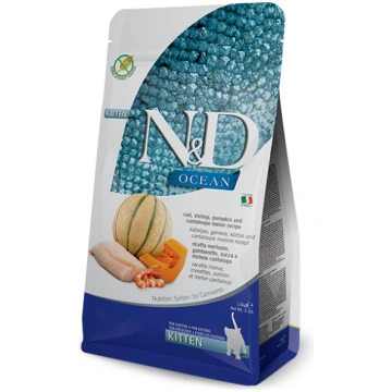 N&D CAT OCEAN PUMPKIN COD SHRIMP KITTEN 300G | 1.5