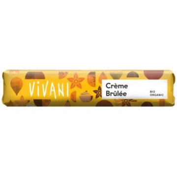 Šokolādes batoniņš Creme Brule BIO 40g Vivani