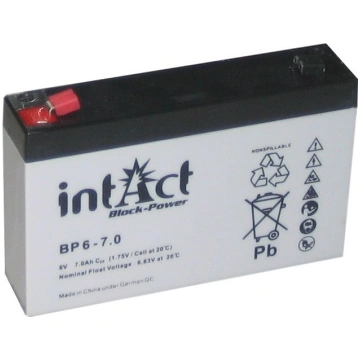 Akumulators IntAct Block-Power, 6 V, 7 Ah