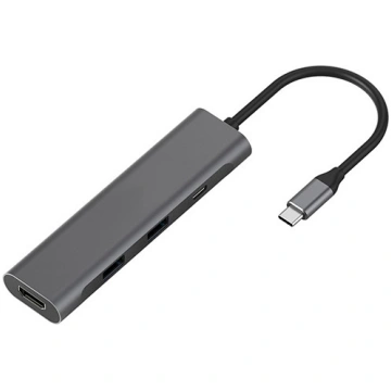 Adapter USB Type-C - 2 x USB 3.0, Type-C PD, HDMI 