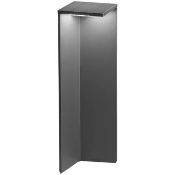 LED saules ceļa apgaismojums Fold, tumši pelēks, k