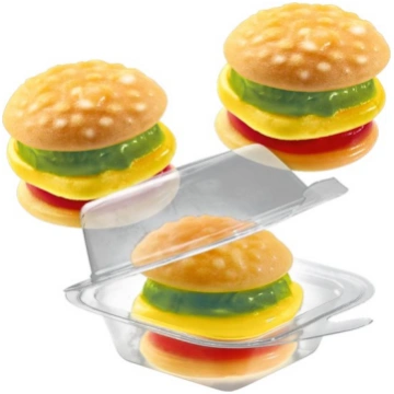Trolli Miniburger želejas konfekte - burgers 10g x
