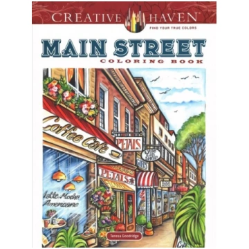 Creative Haven Main Street Coloring Book