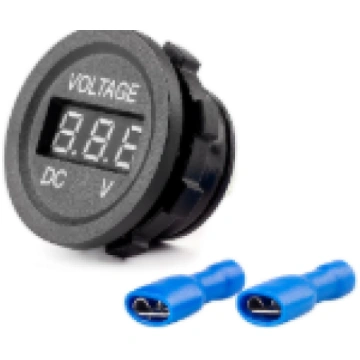 Digitālais voltmetrs iebūvējams 12V/24V MOD-02 AMI