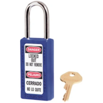 411BLU | Zenex Padlock - Keyed different - Key ret