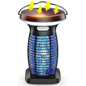 Solar Bug Zapper, anysun Fliegenvernichter Wasserd