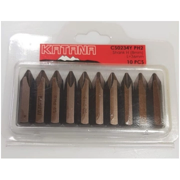 UZGAĻU KOMPLEKTS CS0234Y PH2 SHANK H 10GAB KATANA