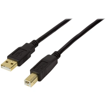 LogiLink - USB cable - USB to USB Type B - 10 m UA