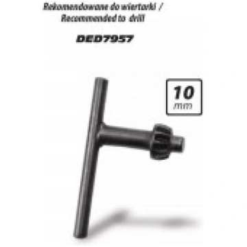 Urbjmašinas turetaja atslega 10 mm DEDRA YKS002