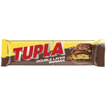 Piena šokolāde TUPLA Double Layer, ar banānu garšu