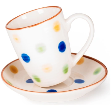 Krūze ar apakštasi 230 ml (porcelāns) (art.14148) 