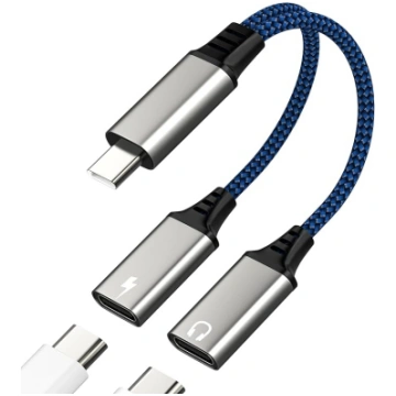 USB C Kopfhörer Splitter (2in1) für Apple Adapter 