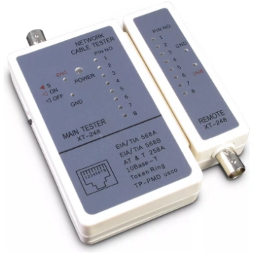 Tīkla kabeļu testers Inter-Tech 88887209 Pelēks