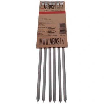 Iesmi grilešanai ABAS 55 cm, 6 gab