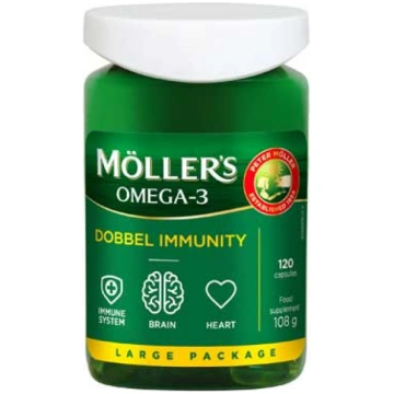 MÖLLER"S DOBBEL IMMUNITY, 120 kapsulas Möller′s
