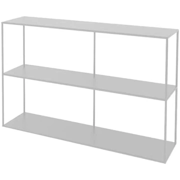 Industrial Console Sofa Table with Metal Shelves 2