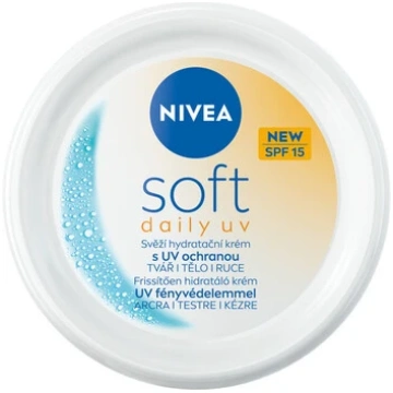 "Nivea Soft Daily UV Cream" - Mitrinošs krēms ar U
