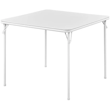 BOOSDEN Folding Table, White, Folding Table as Cam