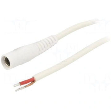 Cable | 1x1mm2 | cables,DC 5,5/2,1 socket | straig