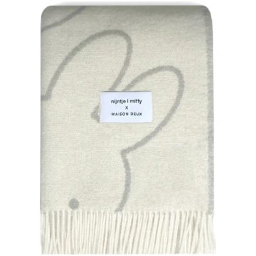 Maison Deux - Miffy Blanket - Black - izmērs 130X 