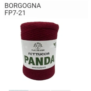 Fettuccia Panda - Borgogna 21
