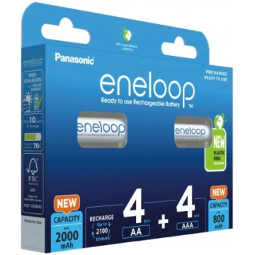 Rechargeable batteries PANASONIC ENELOOP 4x AA 200