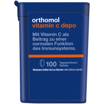 ORTHOMOL Vit C Depo tabletes, 100 gab ORTHOMOL PHA