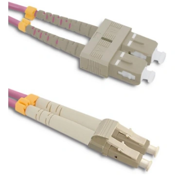 Qoltec Patchcord fiber optic LC/UPC - SC/UPC | Mul