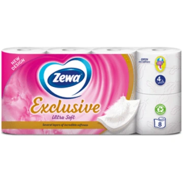 Tual.papīrs ZEWA Exclusive Ultra..4k.8r