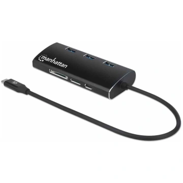 Manhattan Superspeed USB-C Multiport Adapter hubi 