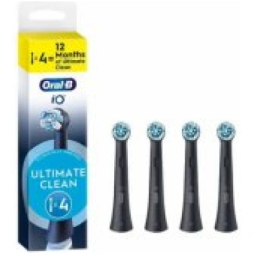 Oral-B Brush Head iO Ultimate Clean Black 4pcs aks